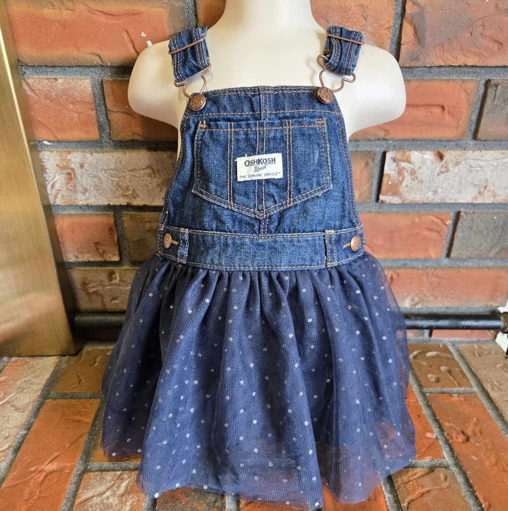 Oshkosh Overall Tulle Dress